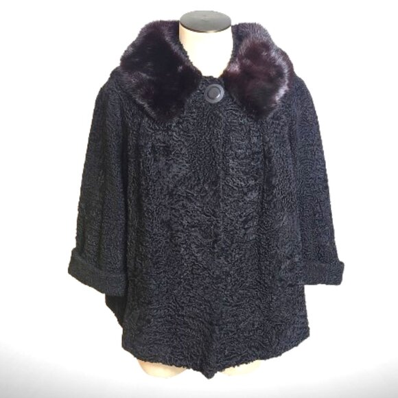 Miller Brothers Baltimore Vintage Fur Collar Coat - Stunning